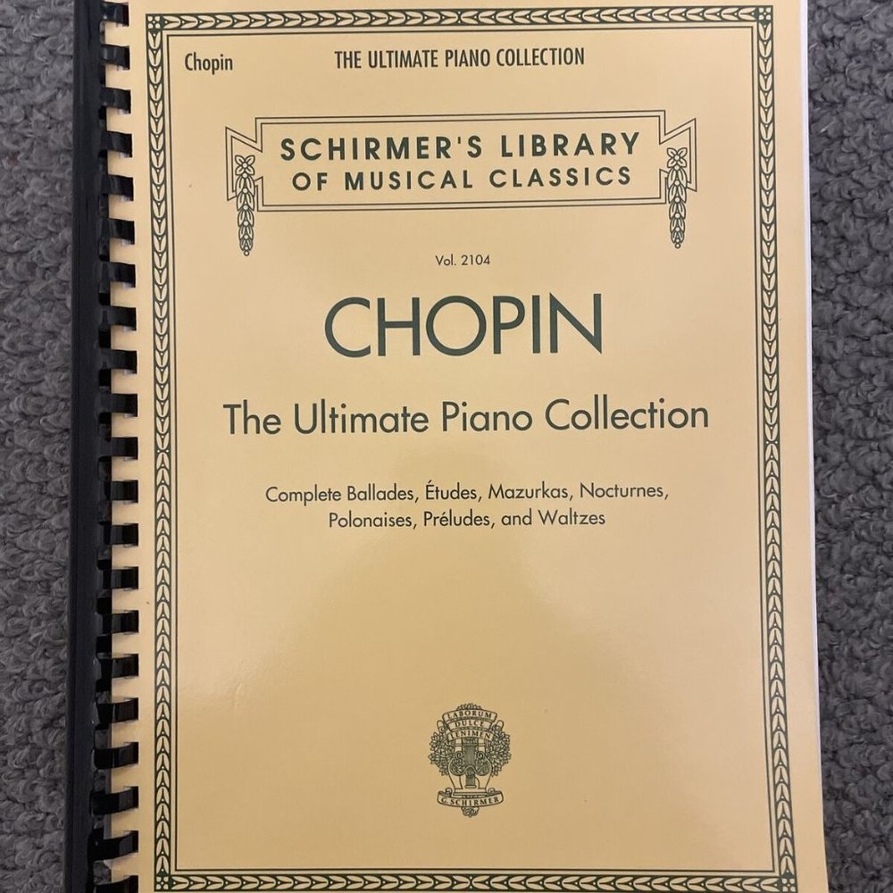Chopin: The Ultimate Piano Collection Sheet Music Schirmer Library 050498738